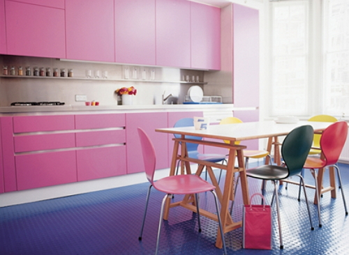 Фиолетовый цвет в интерьере кухни: реальные фото, дизайн-проекты